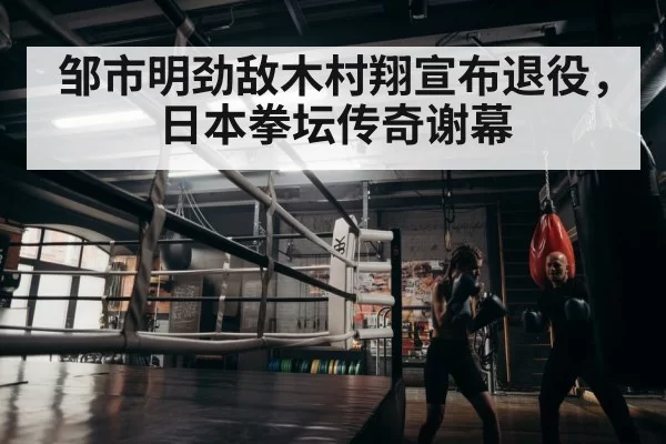 邹市明劲敌木村翔宣布退役,日本拳坛传奇谢幕